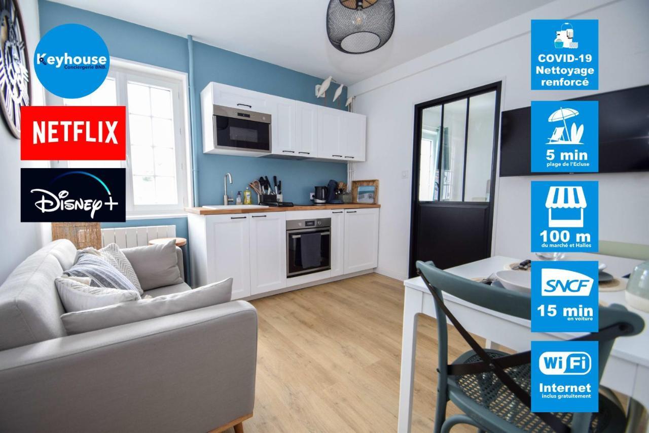 Vacances En Mode Pieton 2P 5Mn Plage Ecluse Daire Dinard Dış mekan fotoğraf